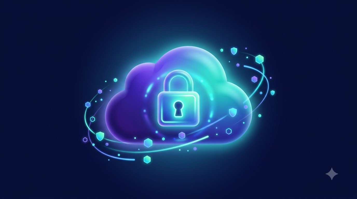 Cloud security icon